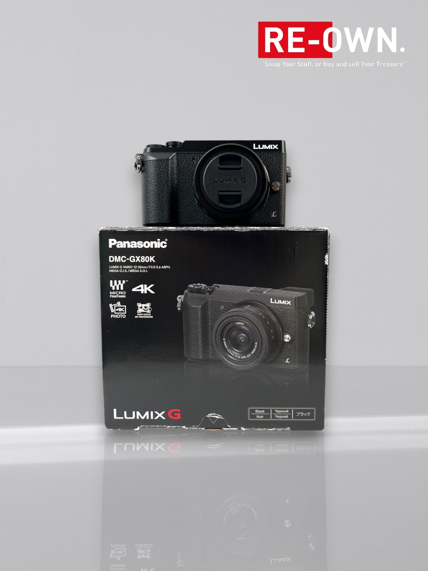 Panasonic Lumix DMC-GX80 body + Panasonic Lumix G Vario 12-32mm f/3.5-5.6 ASPH Mega O.I.S