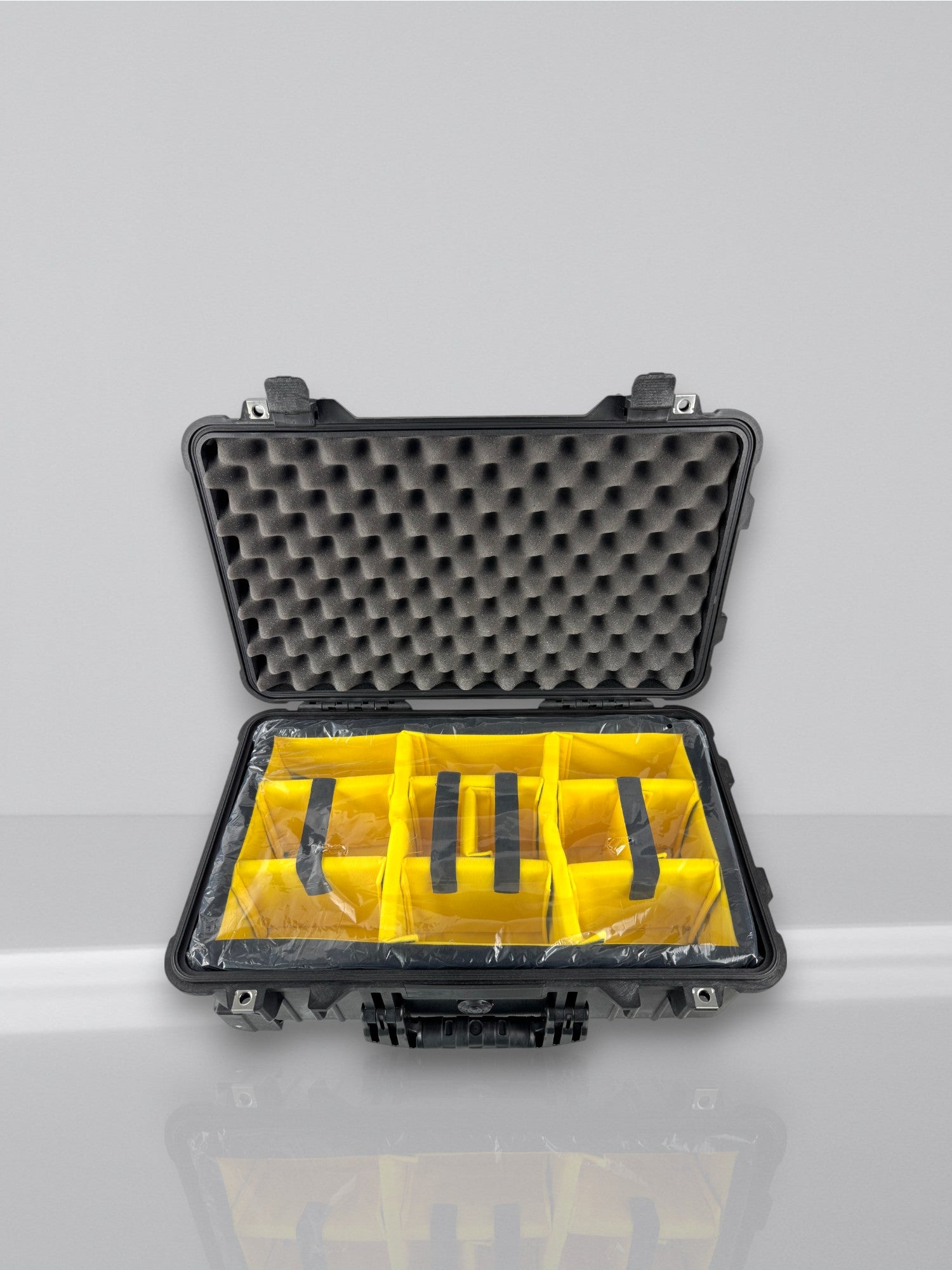 Pelicase 1510 SC met vlakverdeling + foam