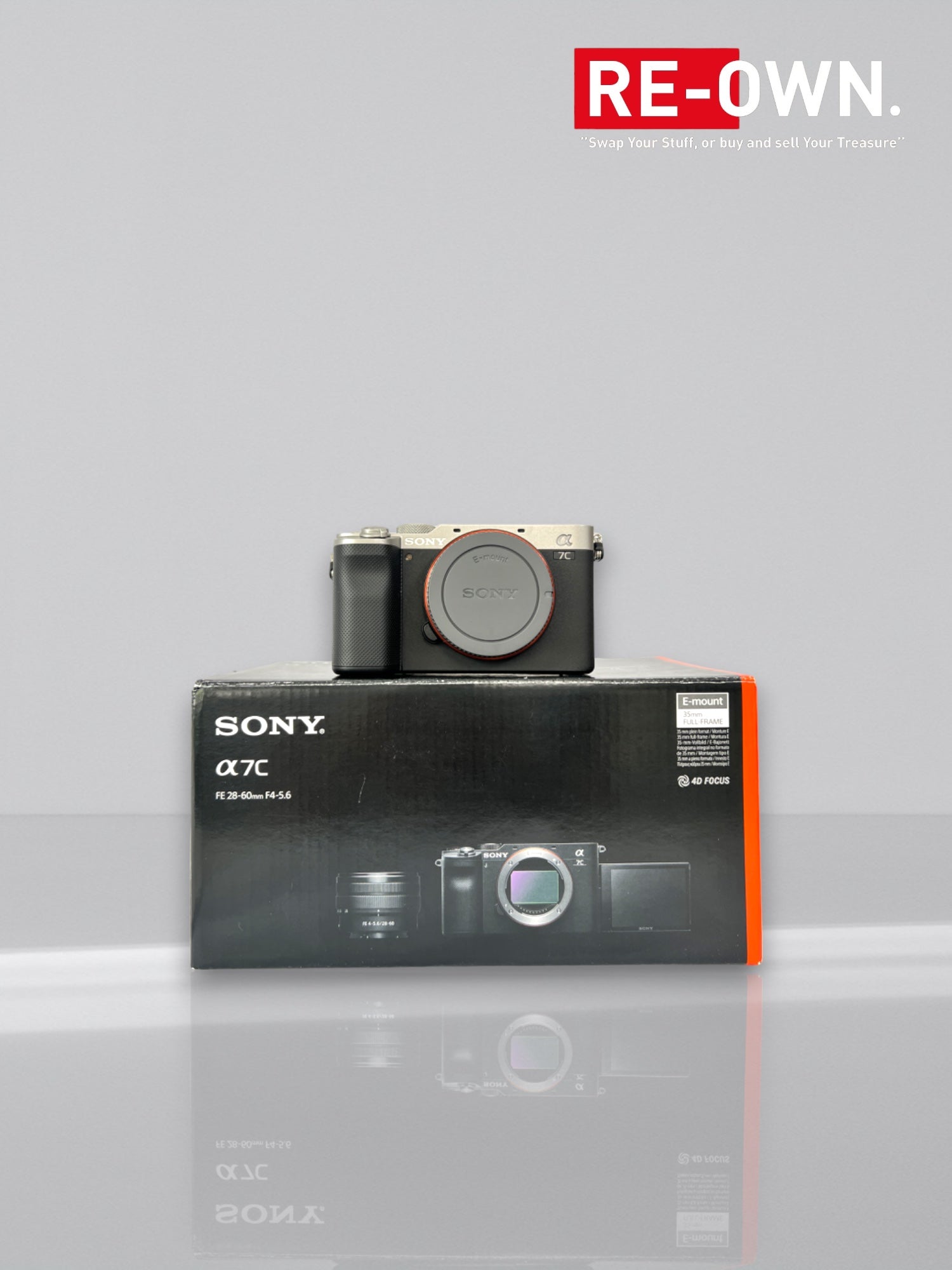 Sony A7C body Silver + Sony Fe 28-60mm F/4-5.6