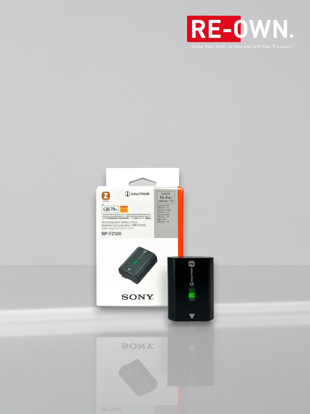 Sony NP-FZ100 batterij (100% origineel Sony) met doos