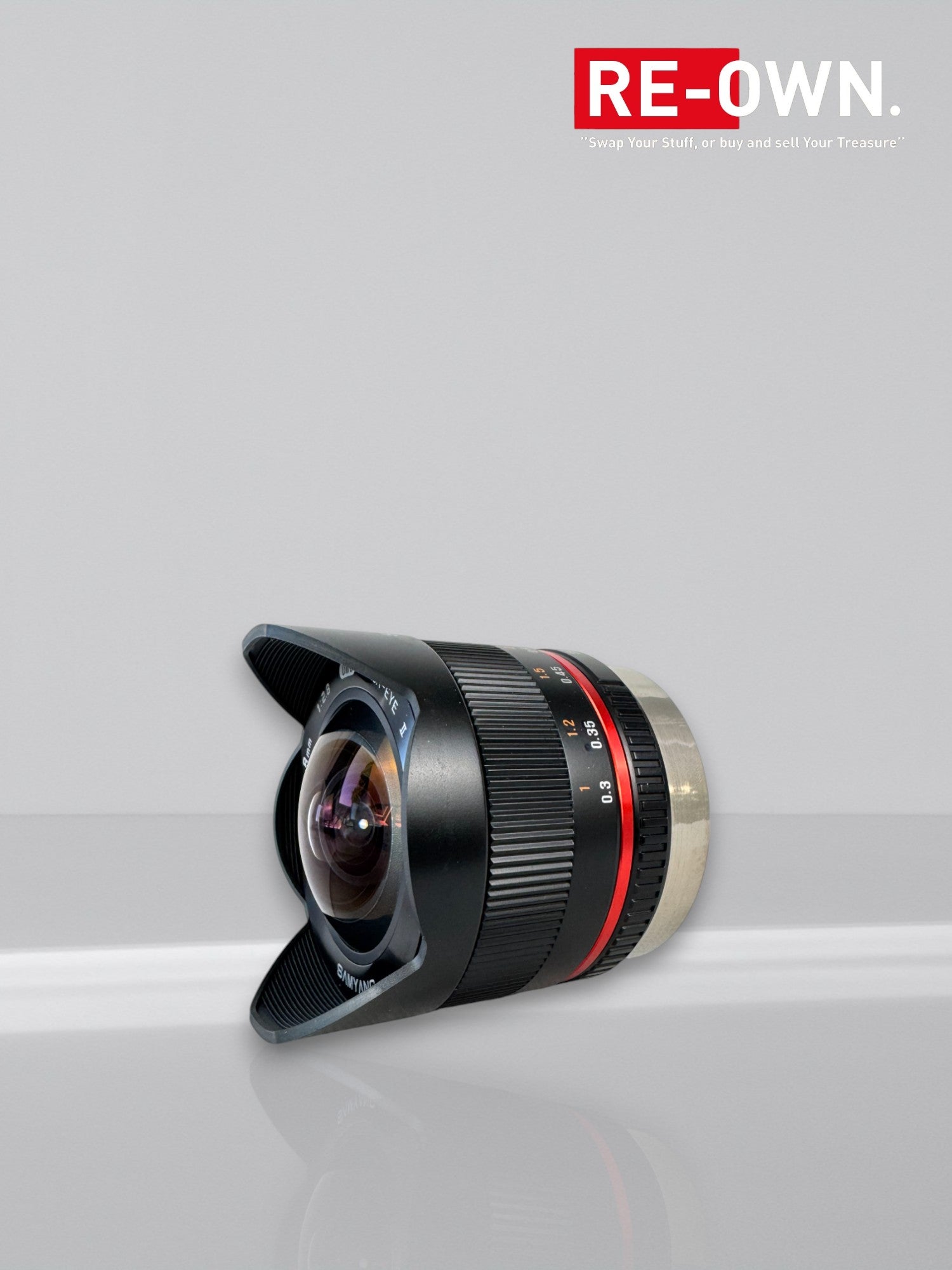 Samyang 8mm F2.8 UMC Fish-eye II For Fuji XF mount / Fujifilm