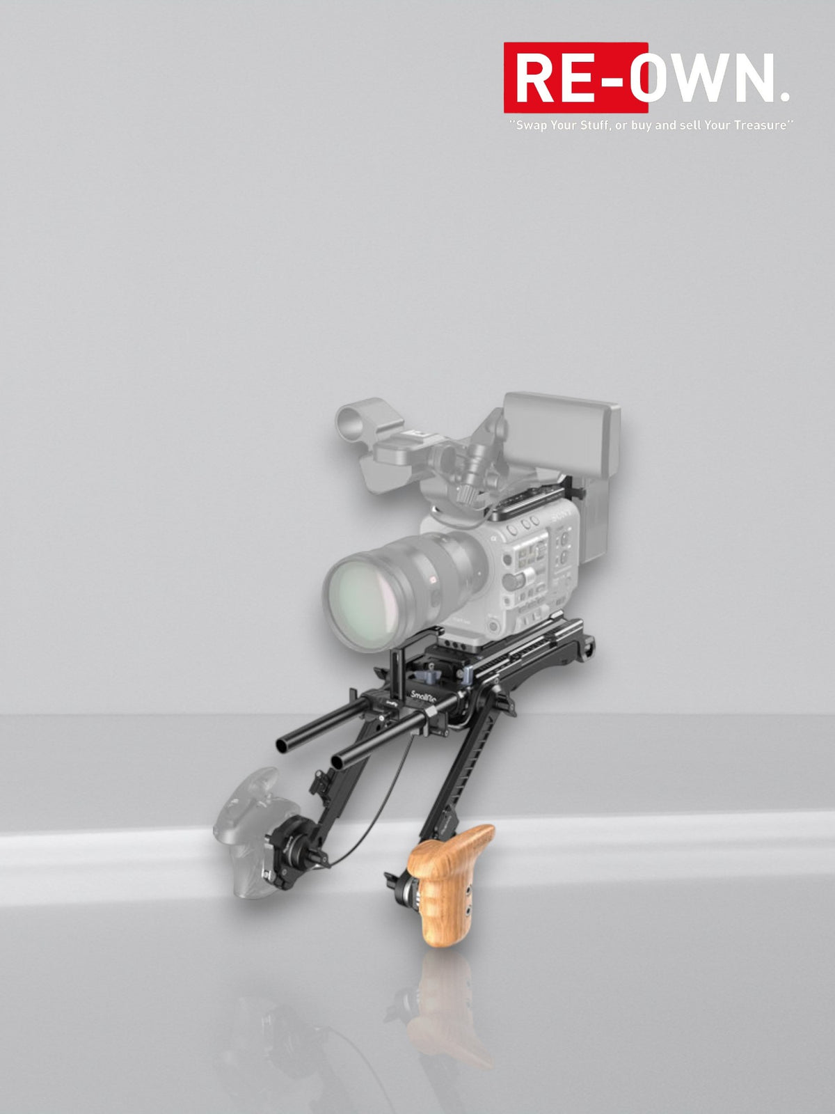 Shoulder Rig Kit for Sony FX6 + extension arm + V -Mount batterij plat
