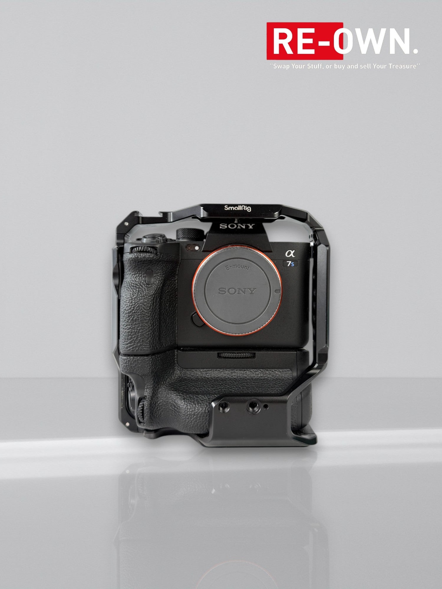SmallRig 3594 Cage voor Sony 7S III/7 IV/7R IV en A1 met VG-C4EM Battery Grip