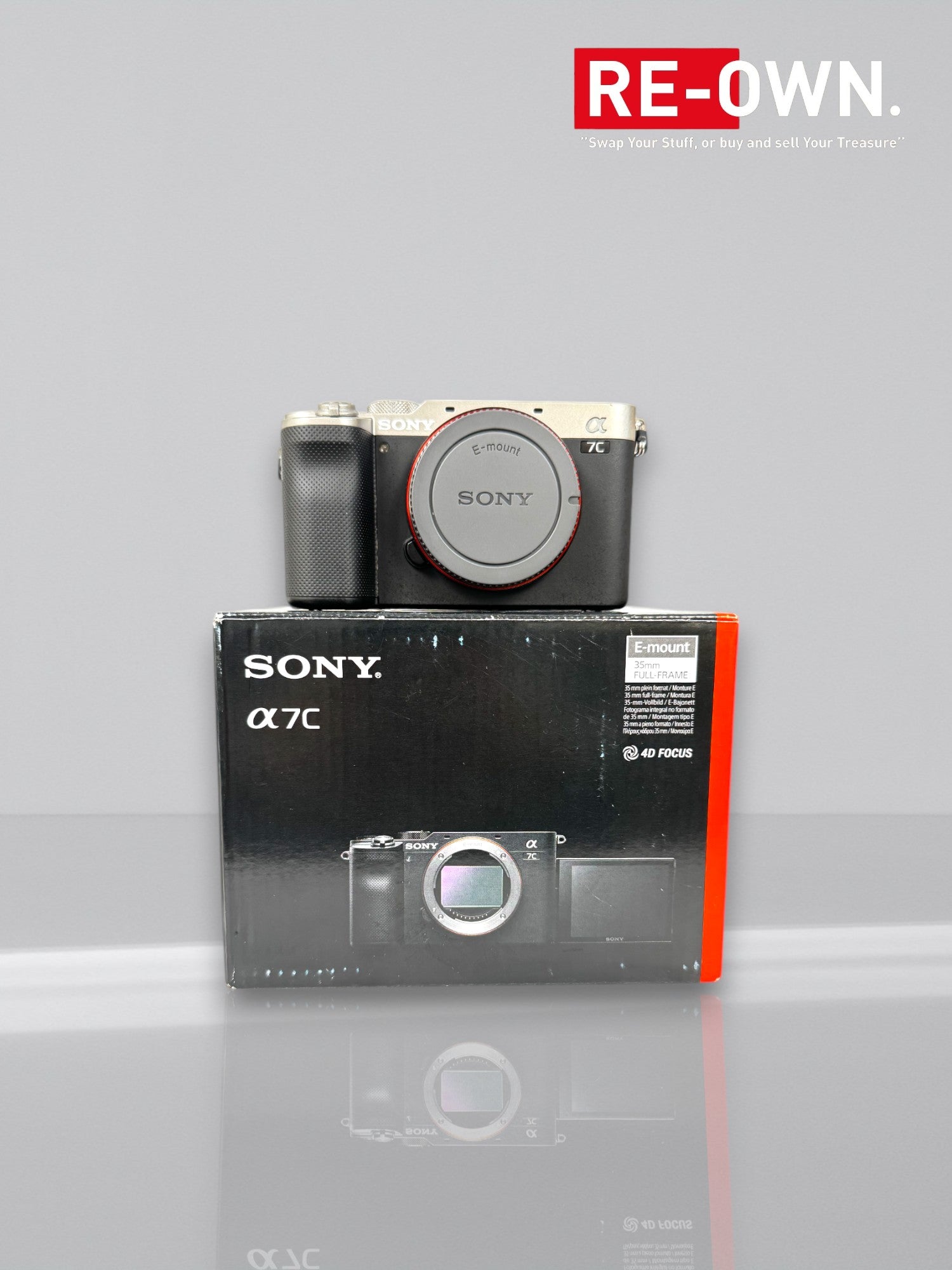 Sony A7C body Zilver (BTW item)