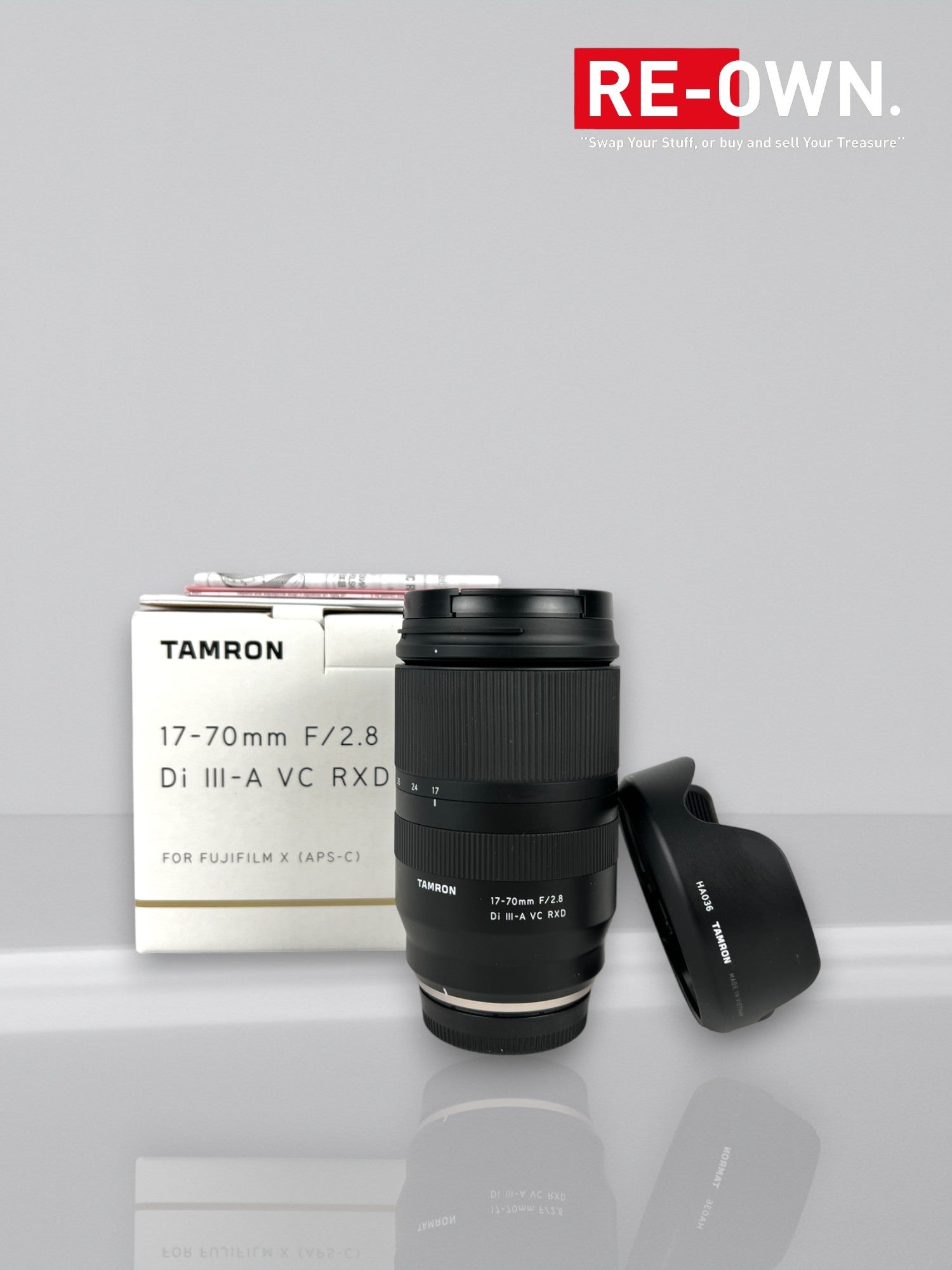 Tamron 17-70mm F/2.8 Di III-A VC RXD voor Fuji-X mount (nieuwstaat)