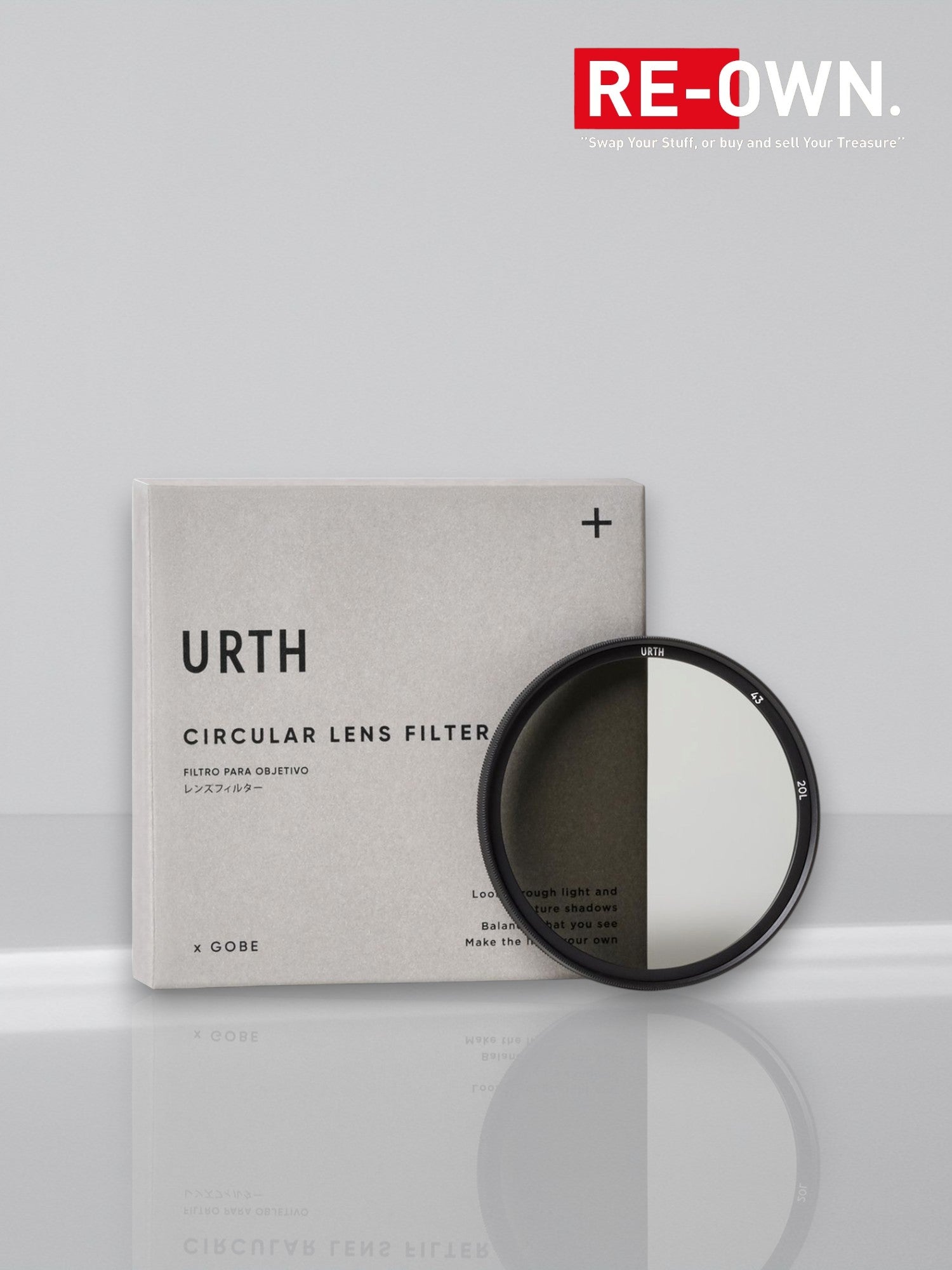 Urth 43mm Circular Polarizing (CPL) Lens Filter (Plus+)