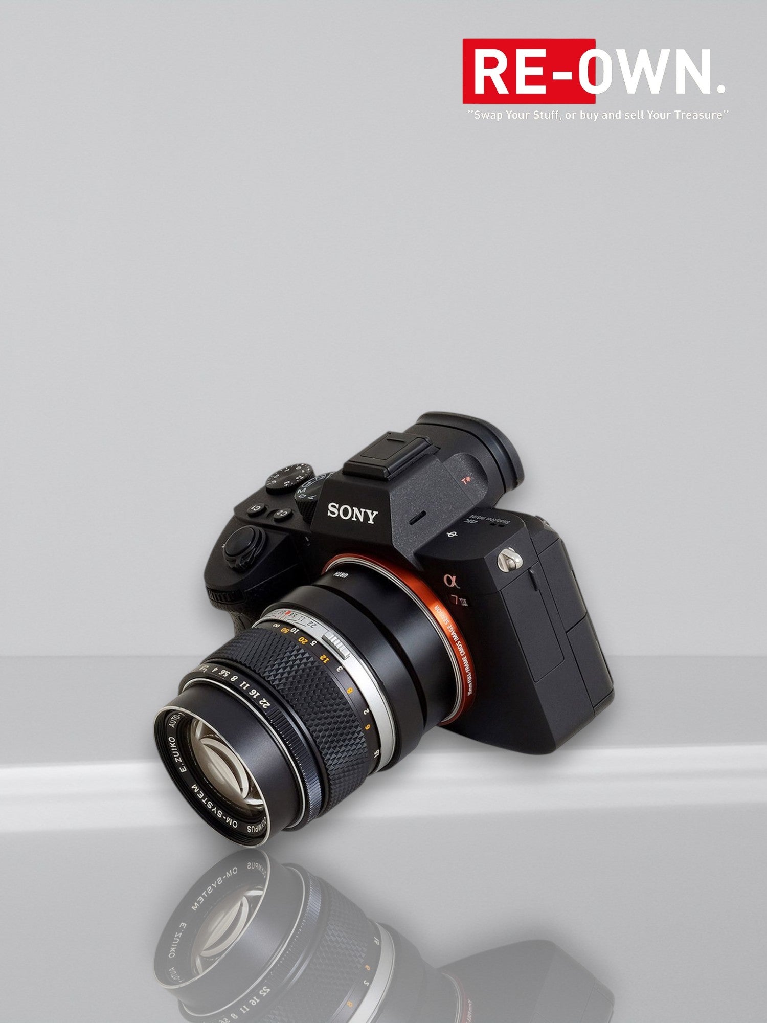 Urth Lens Mount Adapter: Compatible w/ Olympus OM Lens To Sony E Camera Body