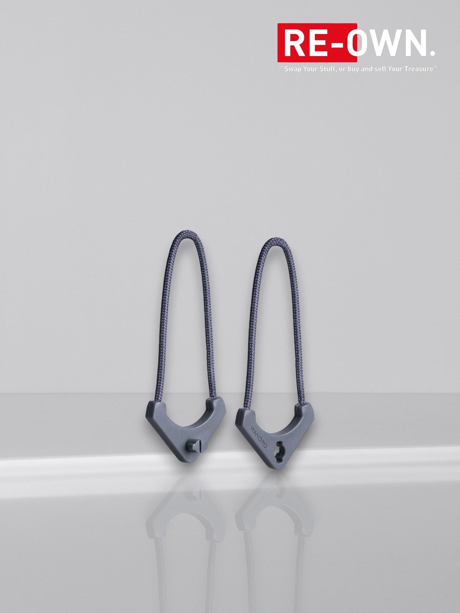 WANDRD WORRYLESS Zipper Puller, Aegean Blue