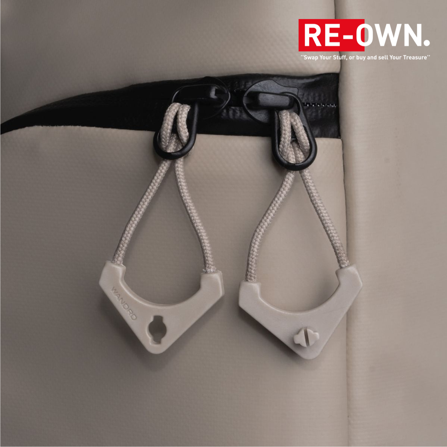 WANDRD WORRYLESS Zipper Puller, Yuma Tan
