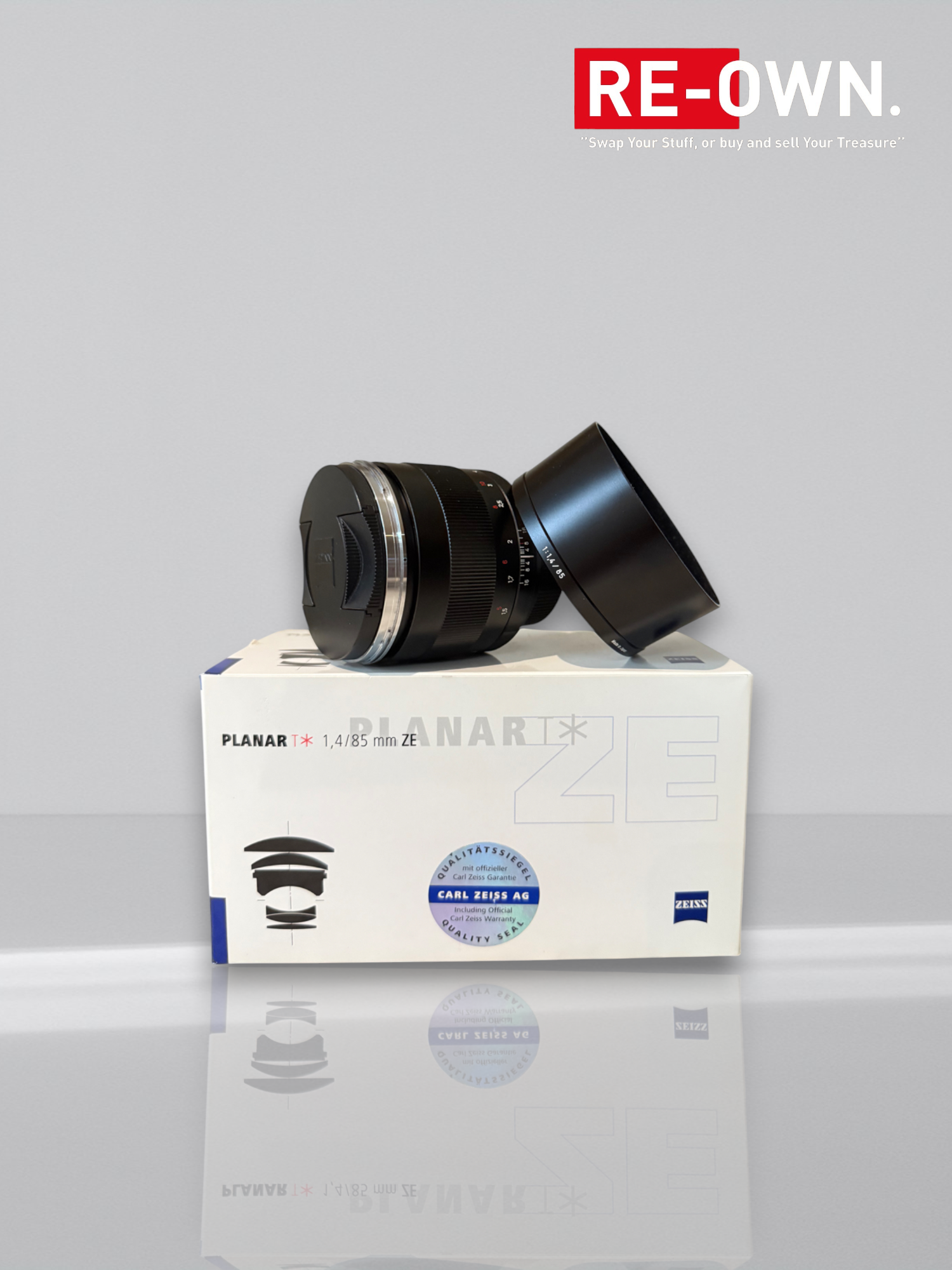 Zeiss 85mm F/1.4 Planar T* ZE Canon   BTW factuur mogelijk